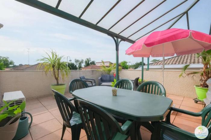 Biscarrosse Bourg Appartement avec terrasse classé 1 étoile pour 4 personnes