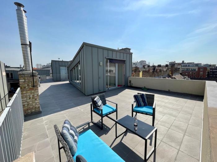 Penthouse w Private Rooftop and Free parking