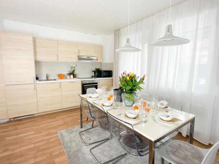 M-Style 01 Apartment mit Terrasse und Gasgrill, 24h Self-Check-In, Free Parking, Netflix