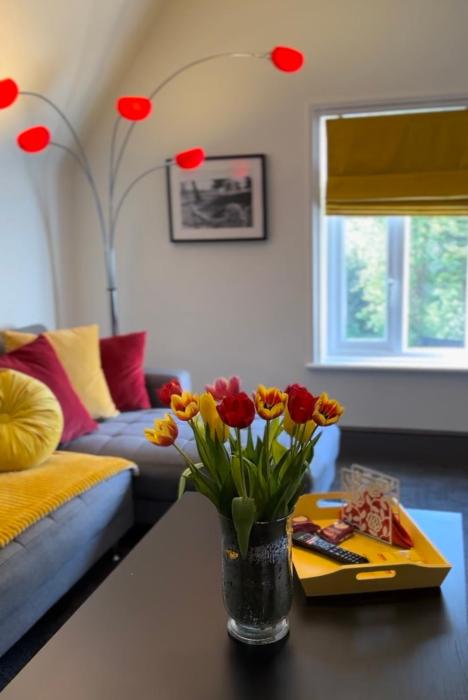 Green Corner Villa - Walls Hill - Cosy Luxury Apartment in Central Torquay with Free Parking & EV