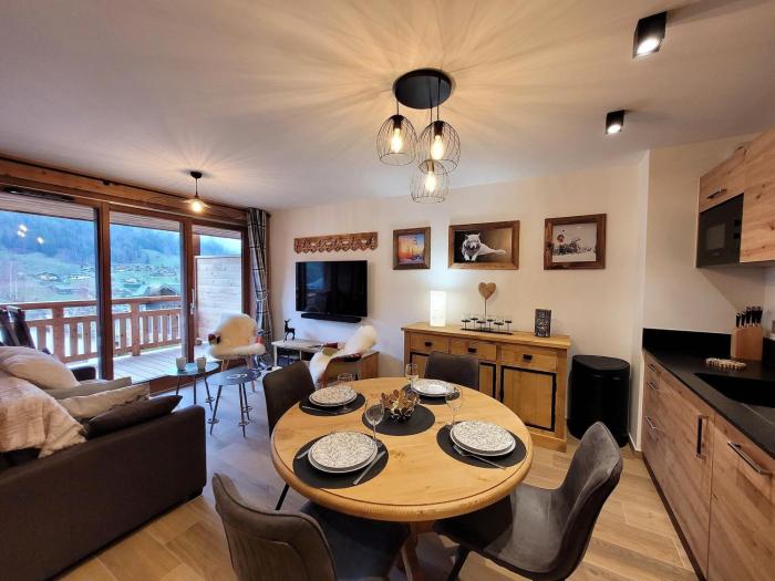 Appartement cosy 2 chambres, balcon, Les Gets - FR-1-598-139