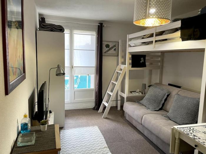 Studio avec Clim, Parking et Balcon - 3 personnes