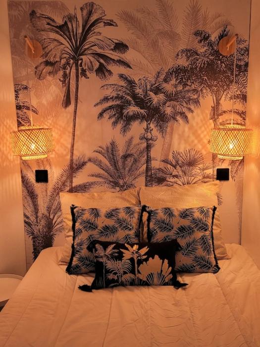 Vue mer et clim Les Restanques coquelicots 1115