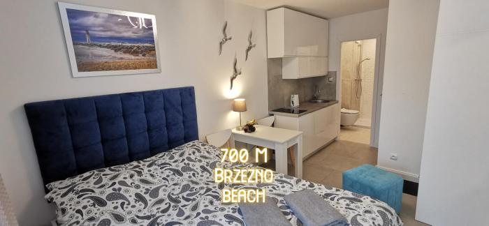 FLOU Przystań Letnica 2, noclegi plaża 700m