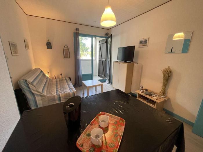 Appartement cosy 2 pièces à 200m de la plage, Saint-Hilaire-de-Riez - 4 couchages, parking, TV, WiFi - FR-1-224C-294