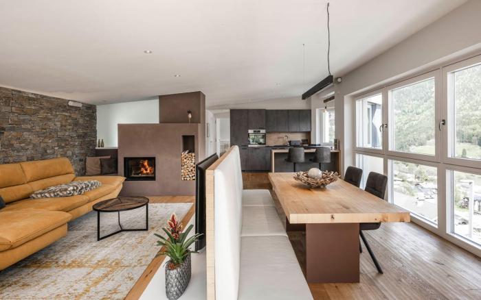 Dolomites Alpin Penthouse, 90qm, privat Sauna - privat Whirlpool