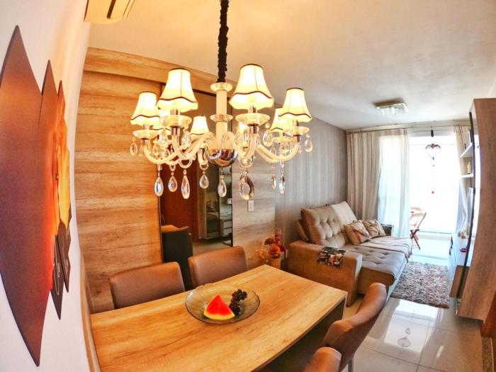 Aconchegante apartamento perto do mar com Wi-Fi gratuito