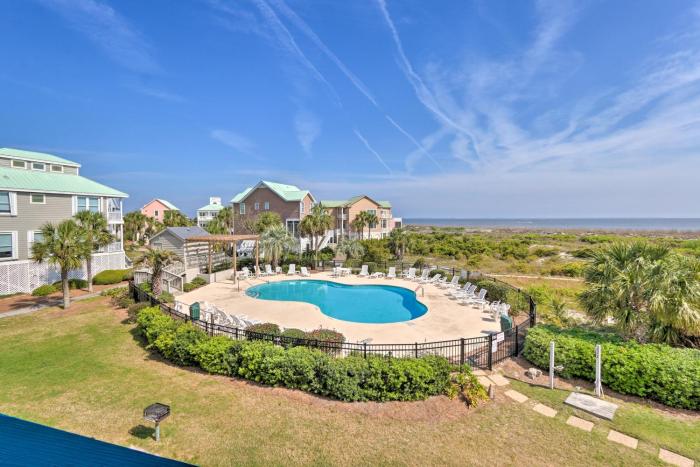 Pool Access & Views at Saint Helena Island Condo!