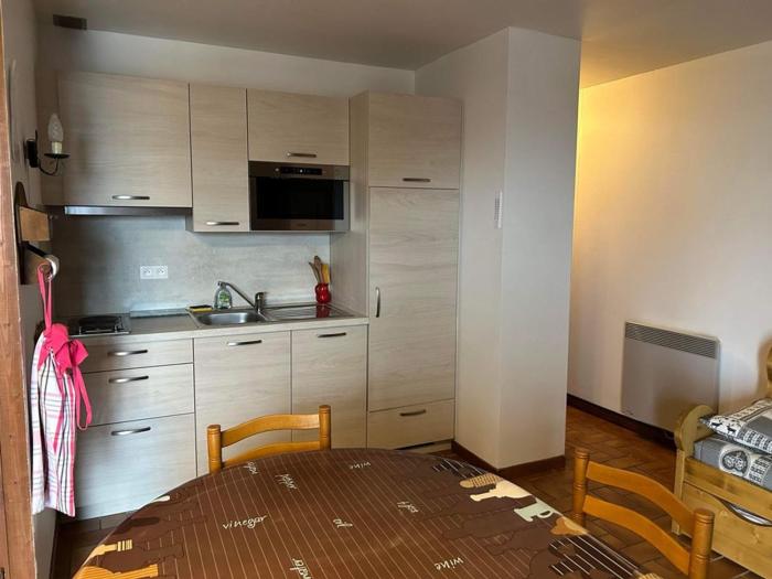 Studio cosy 4 pers. avec kitchenette équipée, parking, casier à skis, à 200m des pistes! - FR-1-733-75