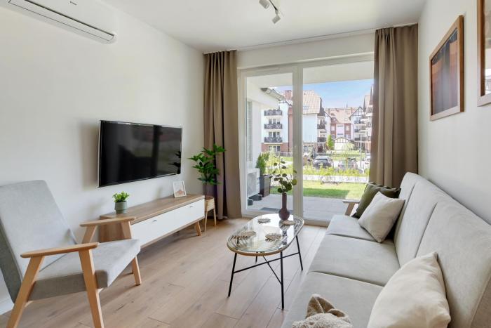 Flatbook Apartamenty - Sztutowo Baltic Garden z Basenem i Parkingiem