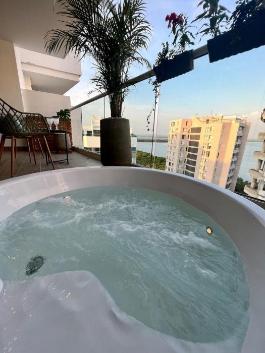 Jacuzzi Priv Rooftop Piscina Bar y Relax DQ1411