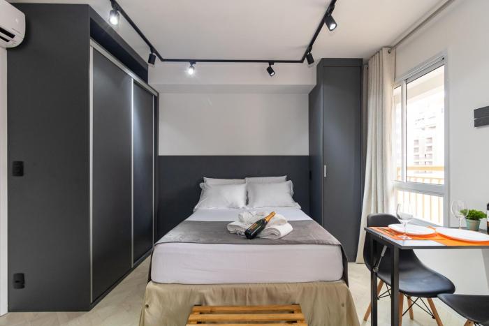 Moderno em Pinheiros c AC, Rooftop, Oscar Freire