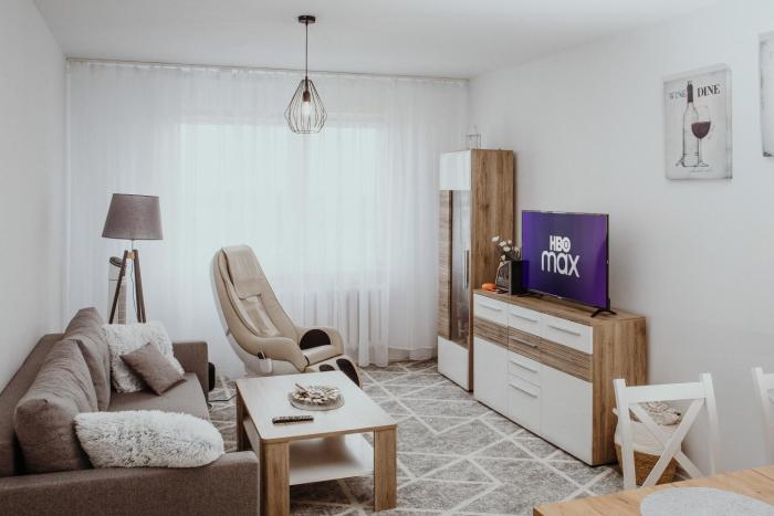 Apartament Kraju centrum z fotelem masującym