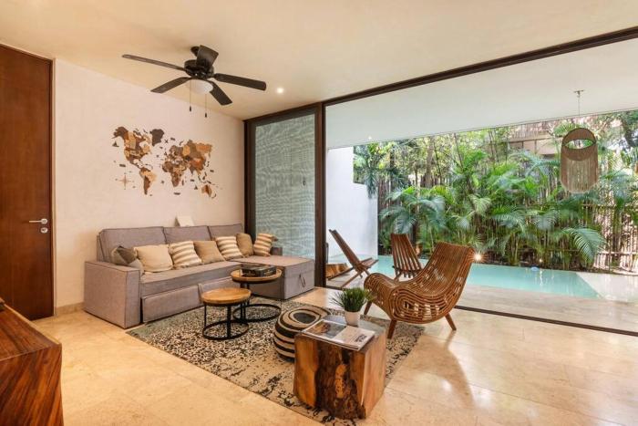 BajoCielo107 Lux 2BR Condo Priv Pool in Aldea Zama