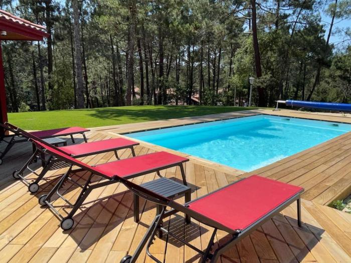 Maison 5 personnes avec piscine privée chauffée - Private heated pool 5 people house - Moliets-et-Maa - Landes - France