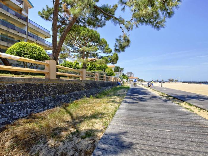 Arcachon: T2 Accès Privé Plage, Balcon, Parking - FR-1-433-19