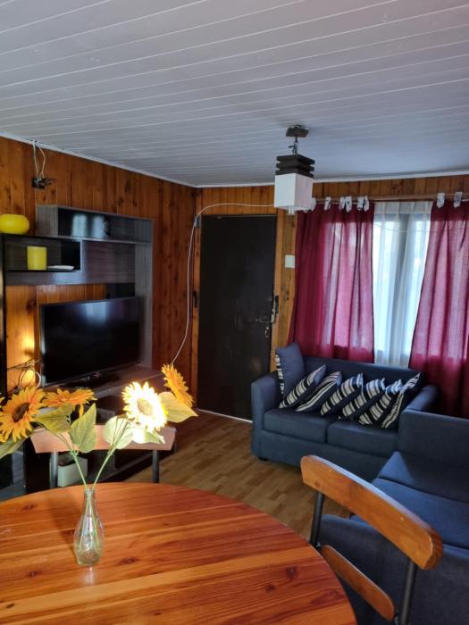 Cabaña 8 personas a pasos de la playa