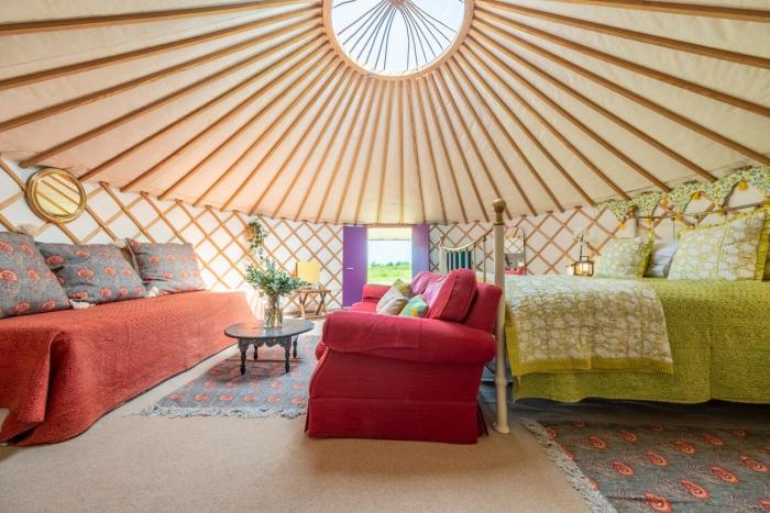 Luxury glamping in Constable Country - Valley View Yurt