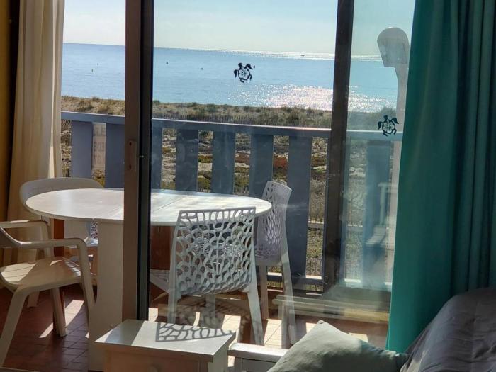 Appartement en bord de mer pour 4 pers., parking privé, proche commerces, plage sans route à traverser - FR-1-81-374