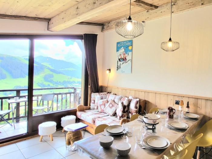 Appartement tranquille près des pistes, 6 pers, parking - FR-1-505-86