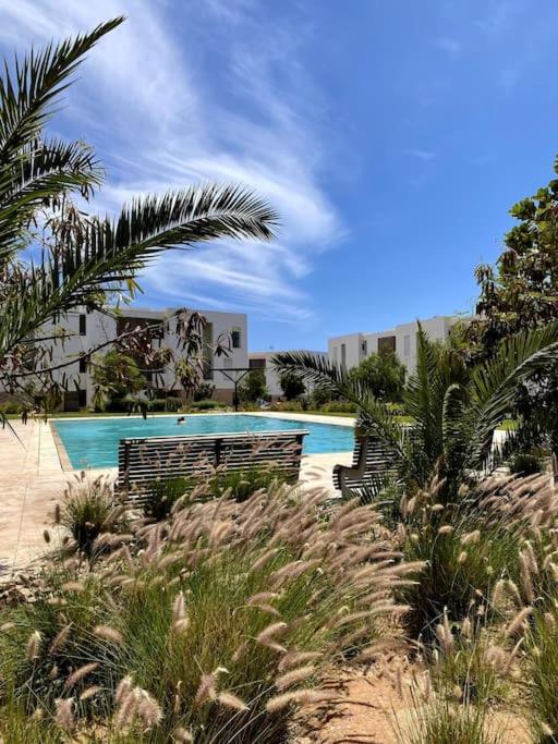 Luxurious Golf & Sea View Beach Apartment with Pool Access - Tamourrit, Taghazout Bay