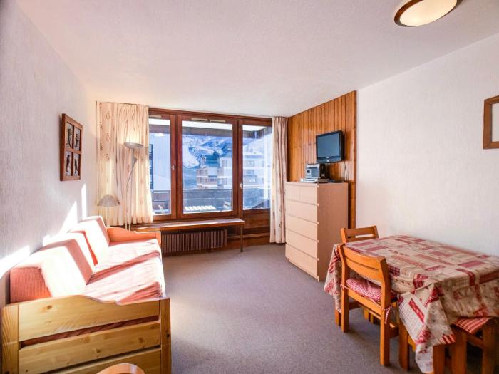 Studio confortable avec balcon, au pied des pistes - FR-1-502-523