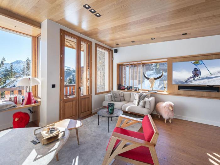 Triplex élégant à Courchevel 1850 avec cheminée et parking - FR-1-564-90