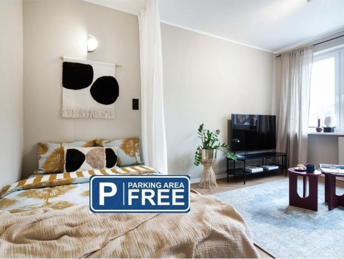 Apartament Good Morning Wrocław 1 piętro -Rynek 100m- Netflix - Parking w cenie -