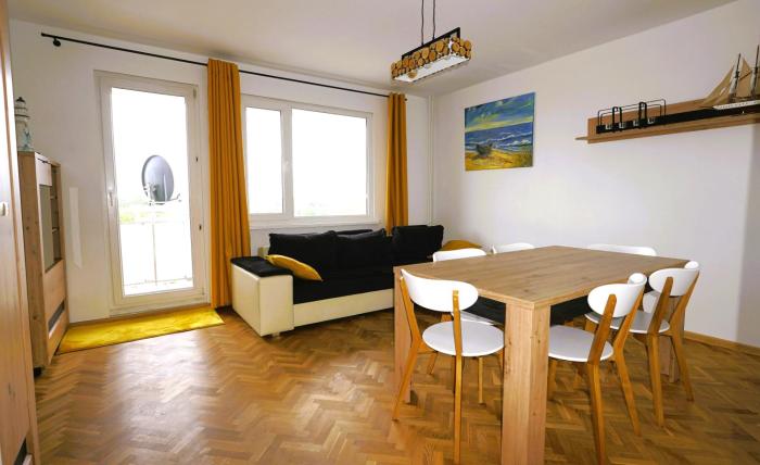 Apartament w centrum Kołobrzegu, nad rzeką