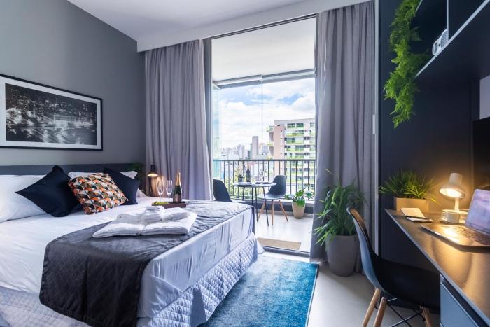 Estúdios ao lado do Allianz Park, Piscina, Vaga