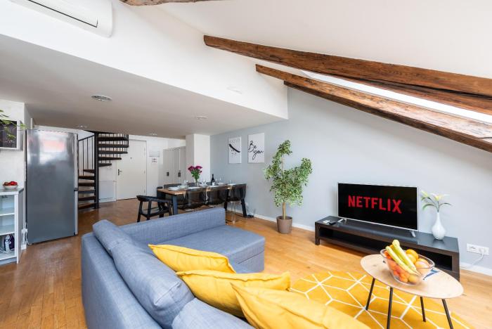 Duplex apartment with AC in Prague Center