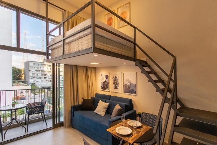 Condomínio com área de lazer na Oscar Freire