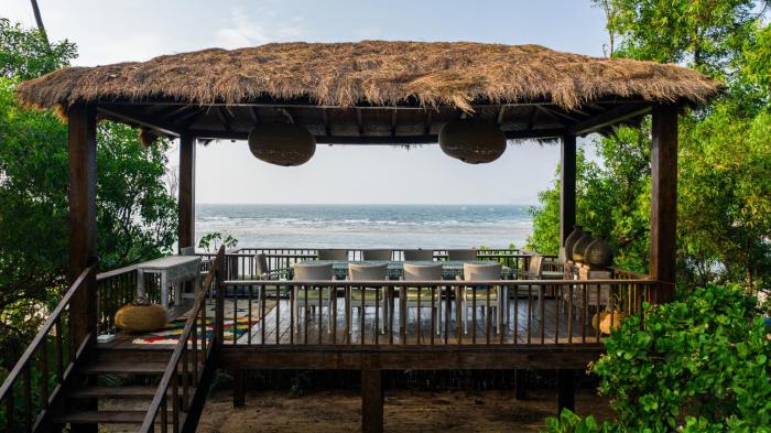 SaffronStays Stella Maris Beach House - 5BR pet-friendly beachfront estate with yoga pavilion, luxury tents & private Redi Beach access