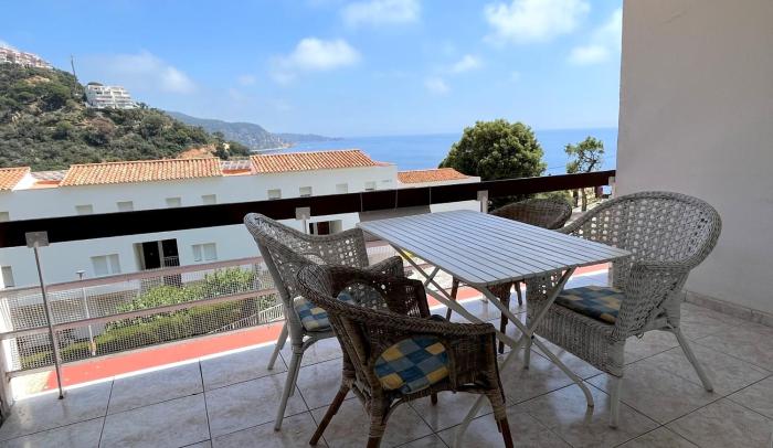 Ma TERRASSE avec vue sur la MER