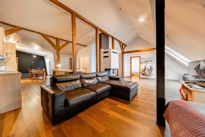 Stylish mansard in Riga Quite Center