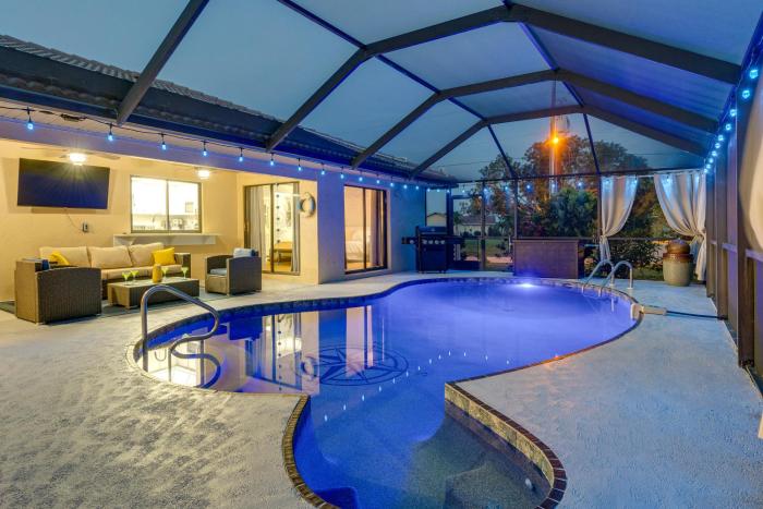 Punta Gorda Canal Home with Private Pool!