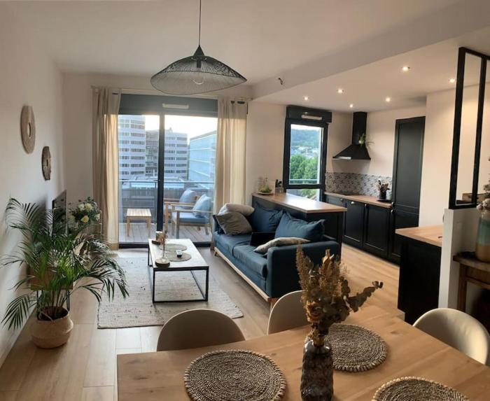 Appartement Rouen terrasse + parking