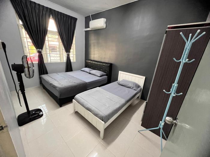 2 Bedroom house with Coway,room air-cond, WIFI, Nettflix