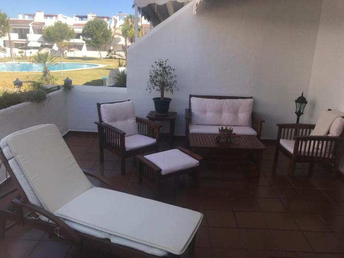 Magnifico alojamiento en la playa Islantilla con gran terraza y zona del Campo de Golf