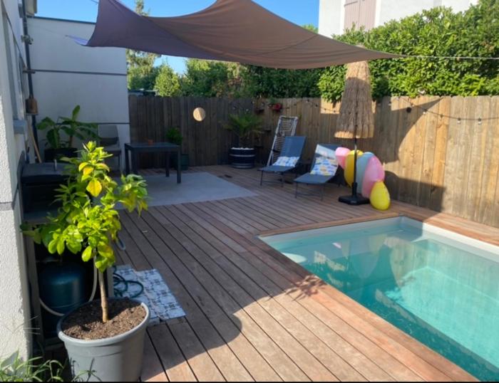 Maison, piscine centreville Gujan-Mestras 4 hôtes