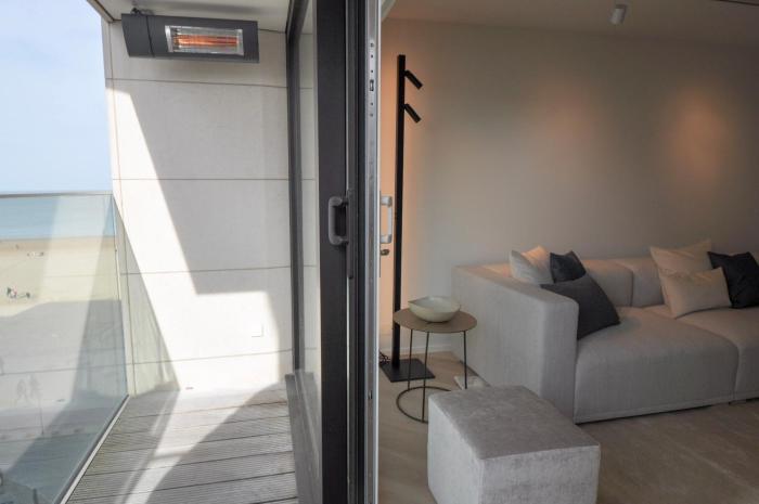 Premium modern flat at Zoute Beach 2 bicylcles included