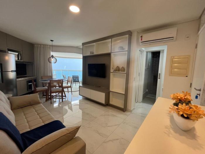 Estanconfor Santos com Vista Mar bem alto, garagem