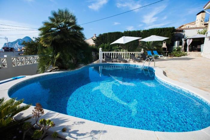 Apartamentos en la villa con el territorio común en Calpe