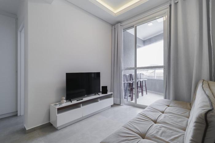 Apto c churrasq a 300m da praia em Floripa RES201