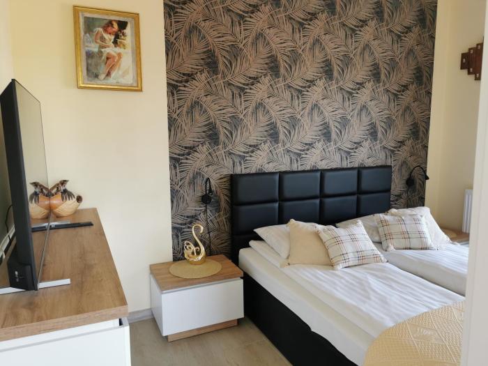 Apartament Żółty Jantar z klimatyzacją, basen zew, 150m od plaży