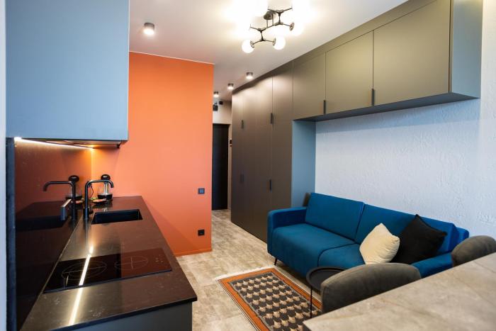 Апартаменты у моря с видом на горы