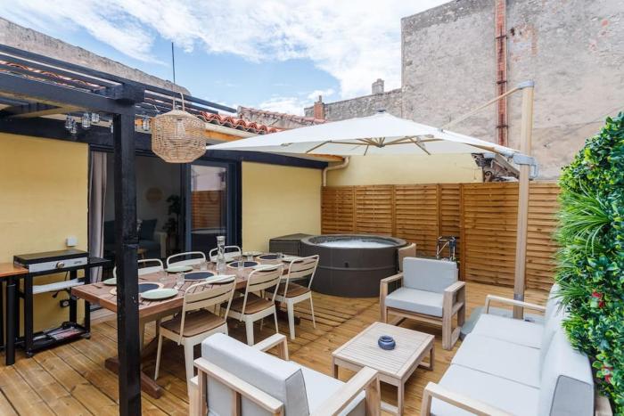 Duplex terrasse vieux port 8pers