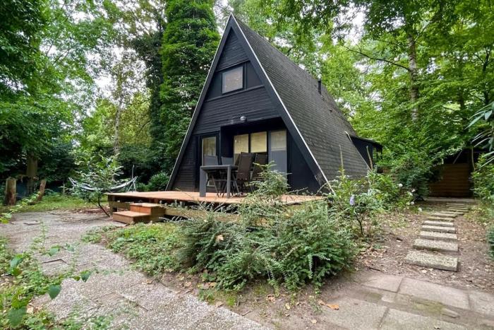 Gezellige Caban in de natuur