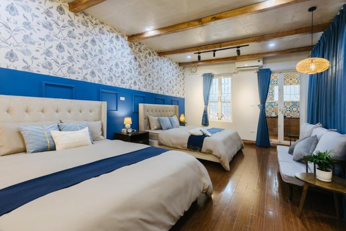 Unique, private, quiet, on the most beautiful street in Hanoi