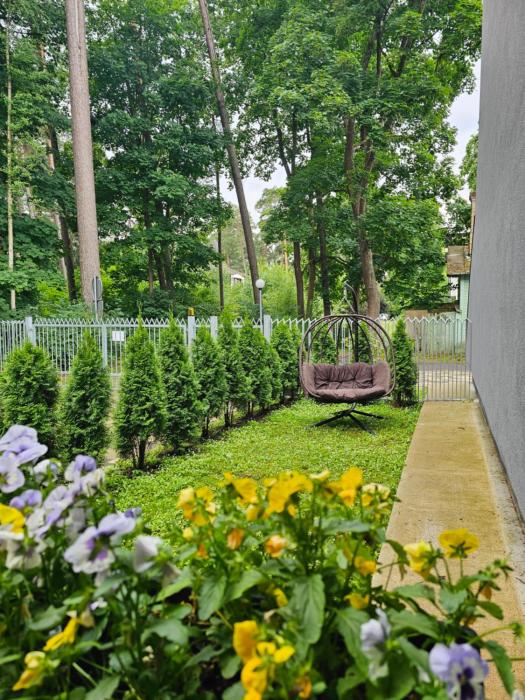 Cool flat with own garden